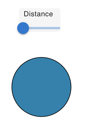 Reactive Slider Example
